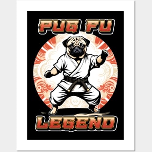 Pug Fu Legend Posters and Art